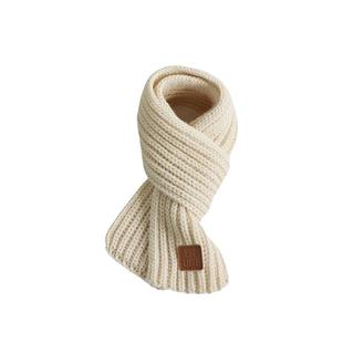 儿童围巾男童宝宝秋冬季保暖围脖韩版针织脖套毛线红色绿色灰色