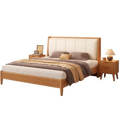 国家补贴！乡溪园软包床实木床