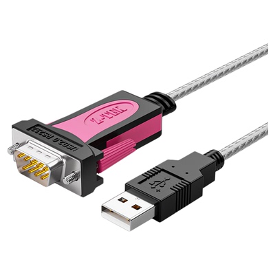 力特usb转232串口线公头9针