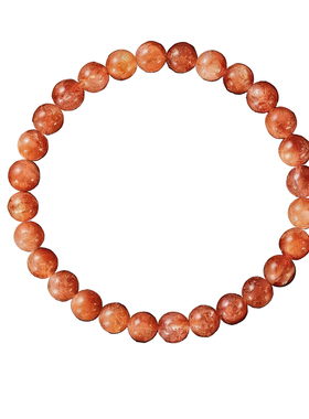 收藏级天然太阳石手串