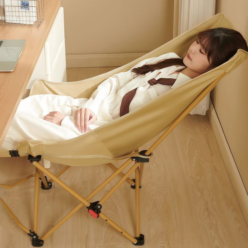 户外躺椅折叠办公午休月亮椅三档调节靠背懒人沙发椅露营装备神器