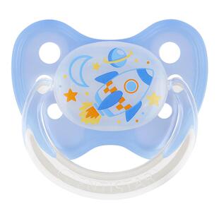 德国Dentistar宝宝安抚奶嘴新生婴儿夜光超软硅胶防龅牙6个月以上