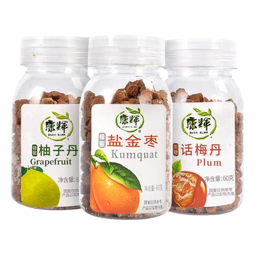康辉蜂蜜盐金枣九制陈皮丹话梅老鼠屎经典老式80后怀旧零食瓶装