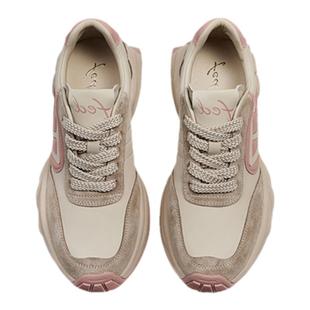 fed商城同款运动休闲鞋春季新款女鞋绒面厚底老爹鞋女R0825-YA517