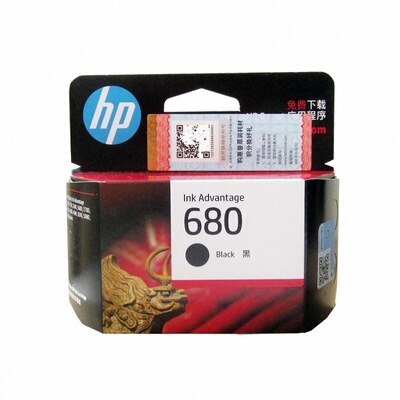 原装HP惠普680墨盒黑色480页
