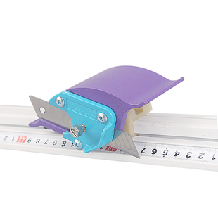 滑动式切割刀广告防护尺铝合金直尺美工绘图KT板纸张皮革裁纸切刀