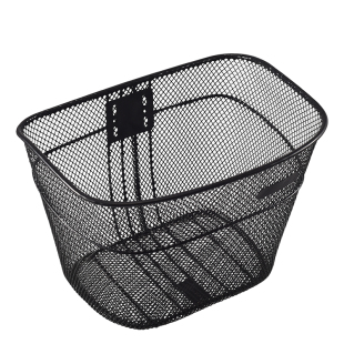 自行车前置车筐加粗通用防水车篮子金属20/22/24/26寸买菜网篮框