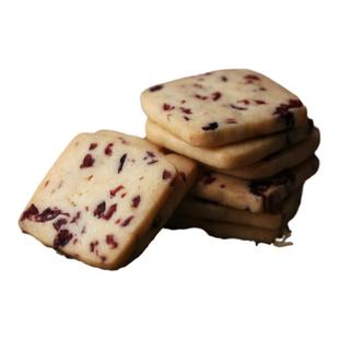 枣叔的店蔓越莓手工曲奇酥饼礼盒休闲零食点心代餐西点下午茶糕点