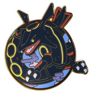 榕易记动漫周边精灵宝可梦金属徽章索尔迦雷欧基拉祈口袋妖怪胸针