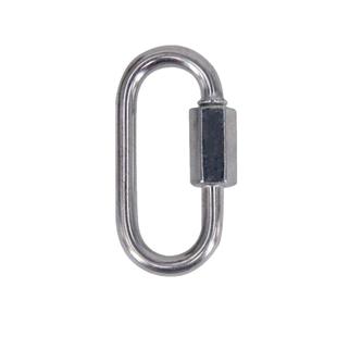 快速连接环铁镀锌跑道扣链接环链条环承重登山扣安全扣梅隆锁