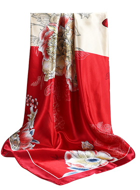 九玖故事四季印花百搭女丝巾