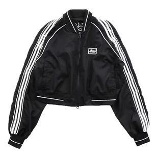 韩国badblood美式运动内衣套装字母刺绣辣妹吊带休闲夹克两件套潮