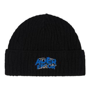 ADERERROR 23FW Edca logo 针织帽潮不规则齿状短款羊毛毛线帽子