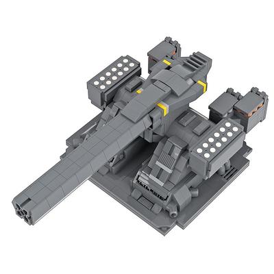 军事积木科幻超大炮台