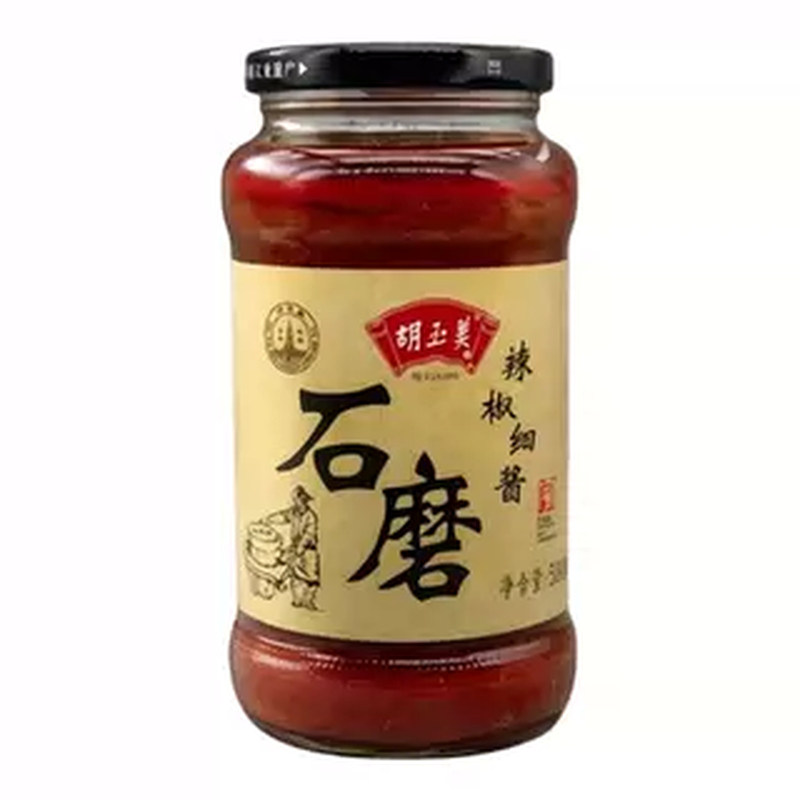 安庆特产胡玉美500g石磨辣酱细酱