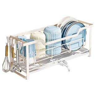 碗盘架厨房窗台沥水架置物架放水槽晾碗架碗碟收纳双层多功能放置