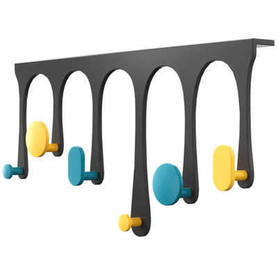 不限门厚门后挂衣架静音无痕