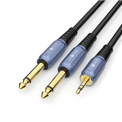 秋叶原3.5转双6.5音频线