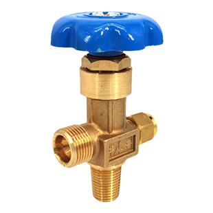 氧气瓶阀门开关QF-2阀配件氧气阀4升钢瓶阀头氧气瓶头总成