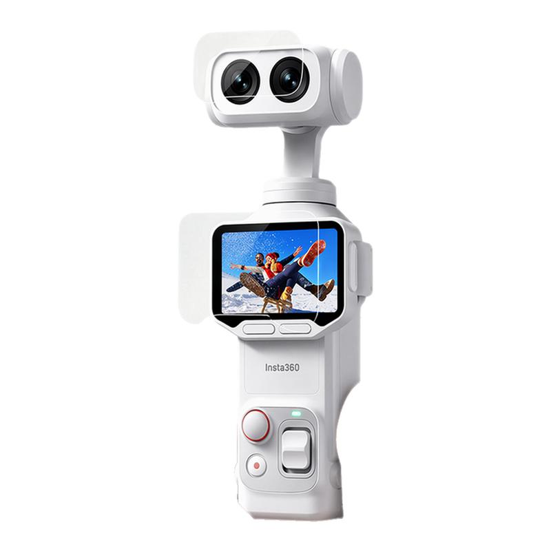 【超越AR增透抗反射】适用影石Insta360Luna钢化膜ultra屏幕膜镜头保护膜贴膜增透云台相机配件秒贴