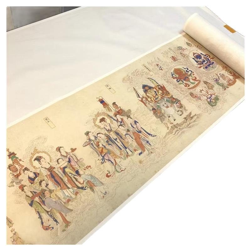 黎明仿丁观鹏法界源流国画复制品