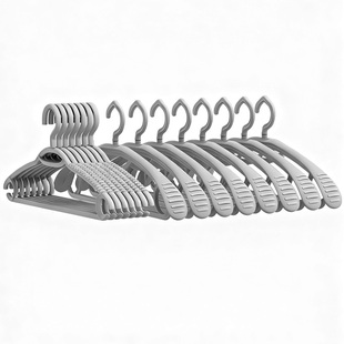 佳帮手衣架家用挂衣收纳晾衣撑子无痕挂衣服架加粗加大宽肩衣架子