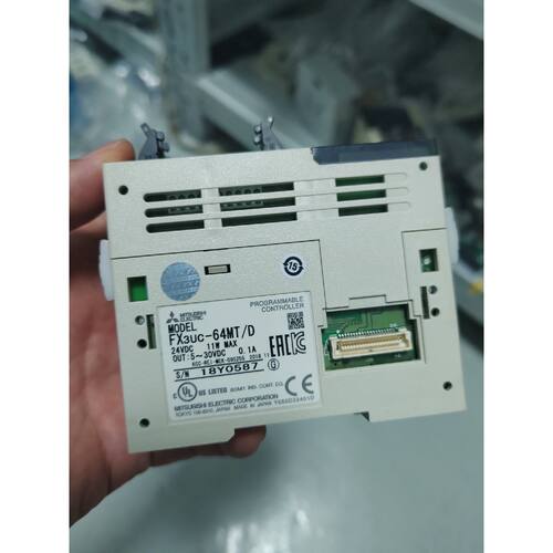 议价FX3UC64MTDPLC主机原装拆机件24V维修