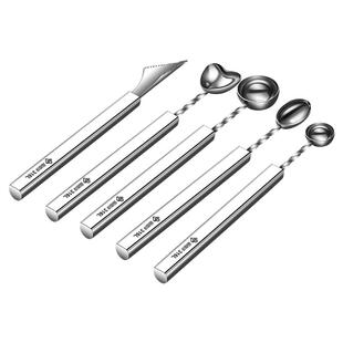 水果挖球器316不锈钢拼盘工具切西瓜多功能勺分割雕花刀套装摆盘