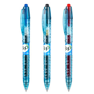 PILOT日本宝特瓶百乐笔 b2p矿泉水笔中性笔按动式学生黑红蓝0.5考试用创意子弹头签字笔g2按动笔芯笔自来水笔