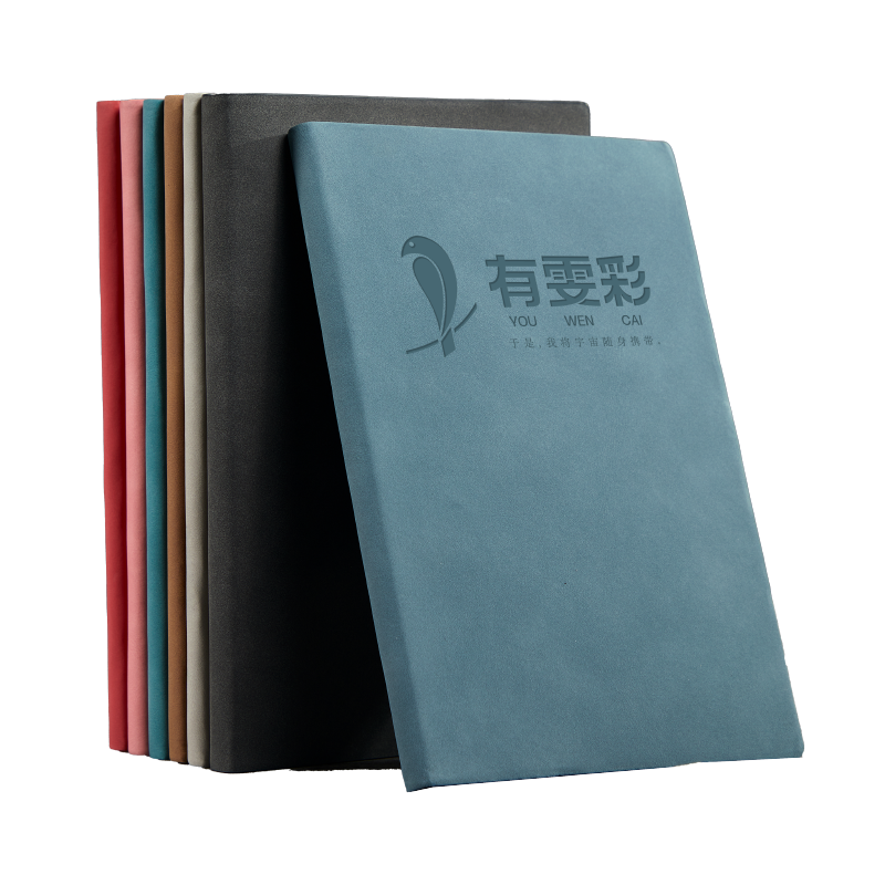 笔记本定制可印logo刻字封面内页彩页a5新款学习记录本记事本定做b5商务公司企业会议学习A5可印名字本子定制
