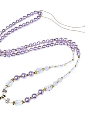 手工珍珠唐卡吊坠挂绳百搭调节