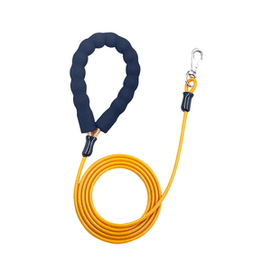 狗牵引绳防爆冲大型犬铁狗链子遛狗绳胸背带耐用背心式狗绳可调节