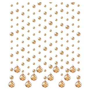 珠帘隔断帘家用客厅鞋柜水晶装饰玄关遮挡卧室卫生间珠链半挂帘子