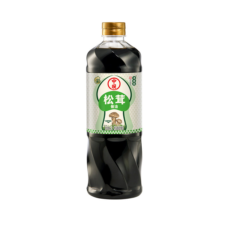 【中坝】松茸特级酱油1L装家用调味料炒菜凉拌红烧酿造酱油老字号