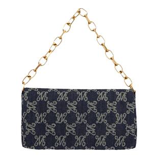 【生日礼物】万里马链条包女腋下包复古单肩斜挎牛仔丹宁手机包