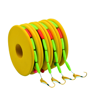 朝天钩七星漂线组免调漂圆柱形主线成品套装传统溪流铜钩鲫鱼专用