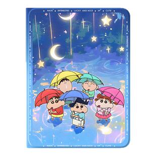 适用苹果ipad11平板保护套ipadmini6保护壳ipadair7蜡笔小新10第九代9带笔槽13寸mini5迷你4防摔ipadpro女款8