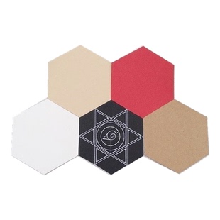 禅绕画纸砖 六边形拼图画纸4.5cm边长缠绕画标准白色纸砖手绘插画