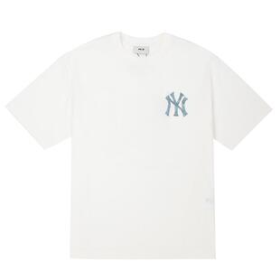 【自营】MLB男女情侣装短袖透气大logo时尚休闲情侣T恤3ATSM0953