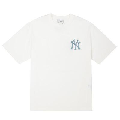 MLB男女情侣装短袖透气大logo