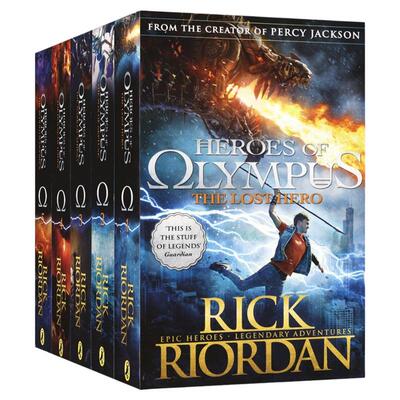 Heroes of Olympus Ultimate 波西·杰克逊5册 奥林匹斯英雄 Percy Jackson 少年版荷马史诗 儿童英语章节书 英文原版进口图书
