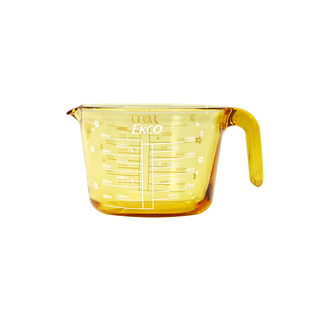 美国康宁玻璃牛奶杯带盖家用可微波炉加热烘焙量杯带刻度早餐杯子