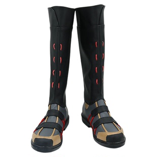 绯红结系-结人皇cos鞋还原定制 游戏动漫Cosplay男靴支持看图制作