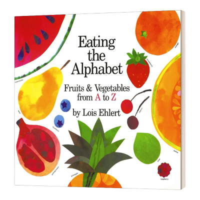英文原版 Eating the Alphabet  蔬菜字母 名家Lois Ehlert绘本 廖彩杏书单 英文版 进口英语原版书籍