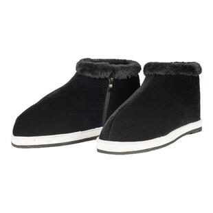 邵阳老棉鞋手工黑布鞋冬季保暖耐磨透气家居老头老太防滑抱鸡婆鞋