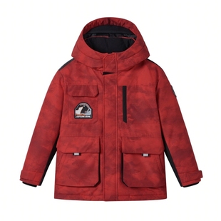 【新年战袍】波司登儿童羽绒服男童工装羽绒服女极寒加厚东北出游