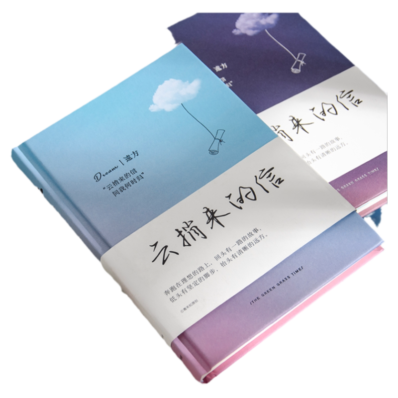 青禾纪云捎来的信笔记本本子文艺女青年精美浪漫手账本简约ins风少女治愈系笔记本记录心情日记本表白礼物