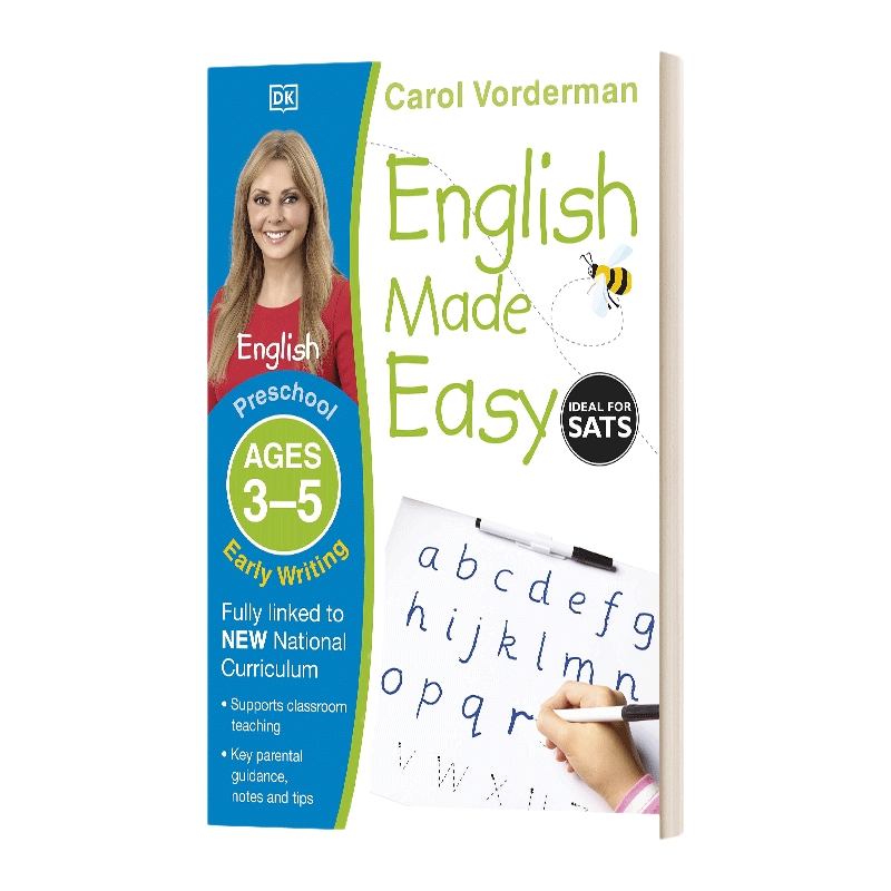英文原版 English Made Easy Workbooks Preschool Early Writing 英语一点通练习本 写作能力 英文版 进口英语原版书籍