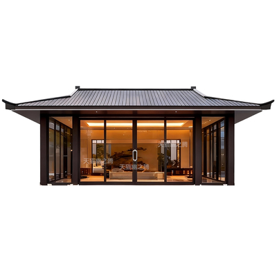 宋式铝合金凉亭阳光房茶室新中式户外庭院亭子别墅花园四角亭定制