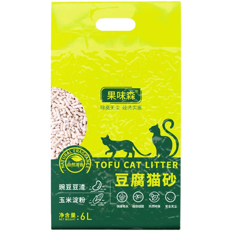 果味豆腐猫砂除臭大袋十斤猫沙